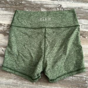 Fleo Forest Green V Waistband Shorts